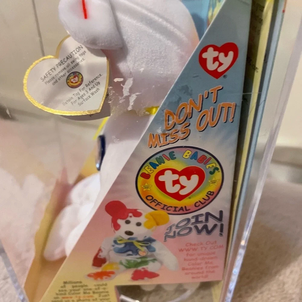 TY Beanie Baby Color Me BeanieTeddy Bear Sealed NEW - Picture 6 of 10